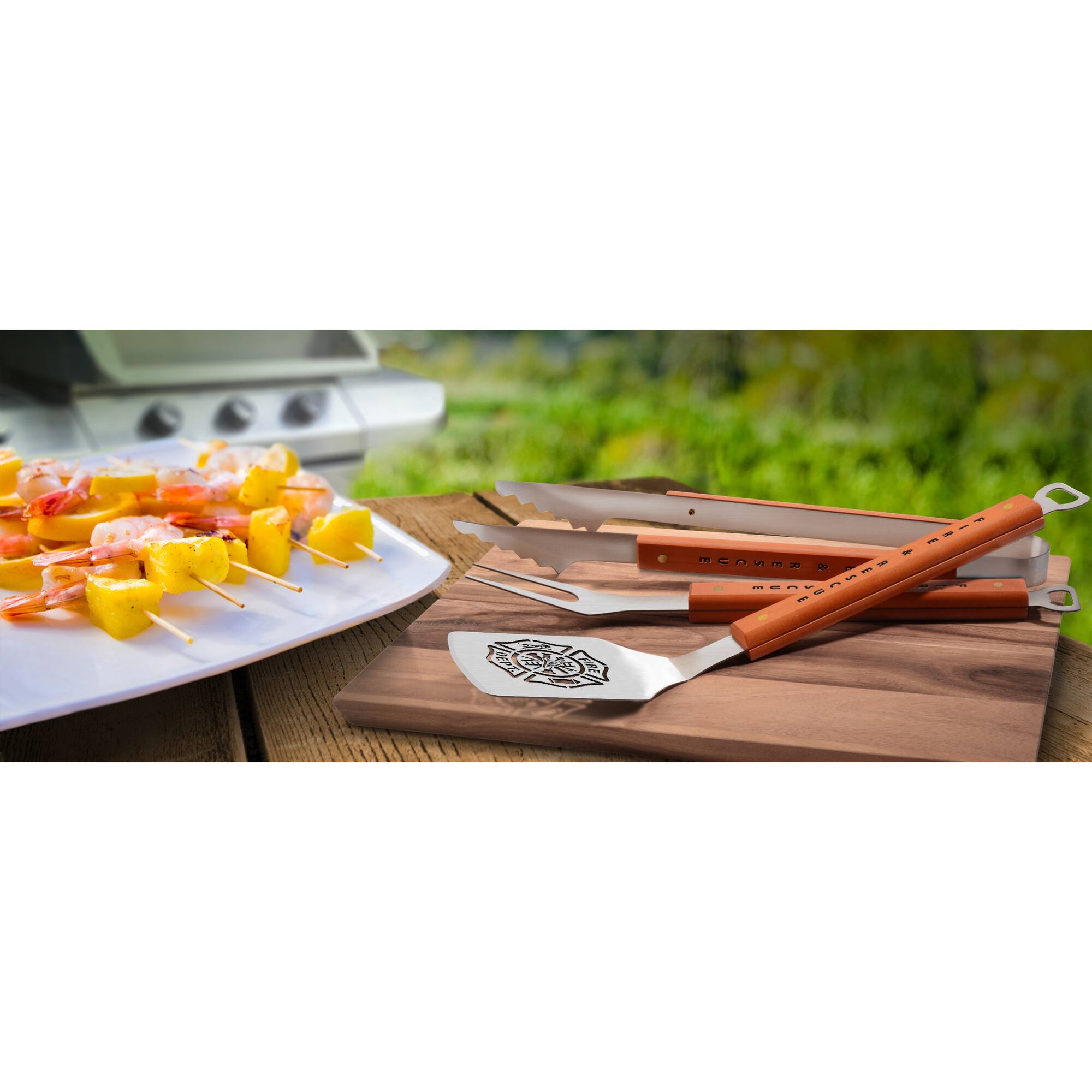 Firefighter Classic 3 Piece BBQ Set
